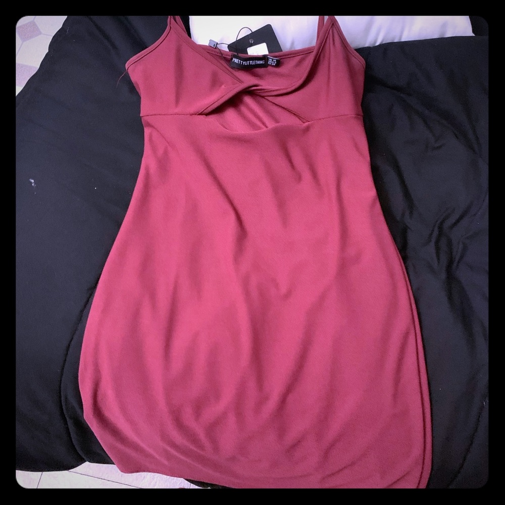 Pretty little thing mini marron dress